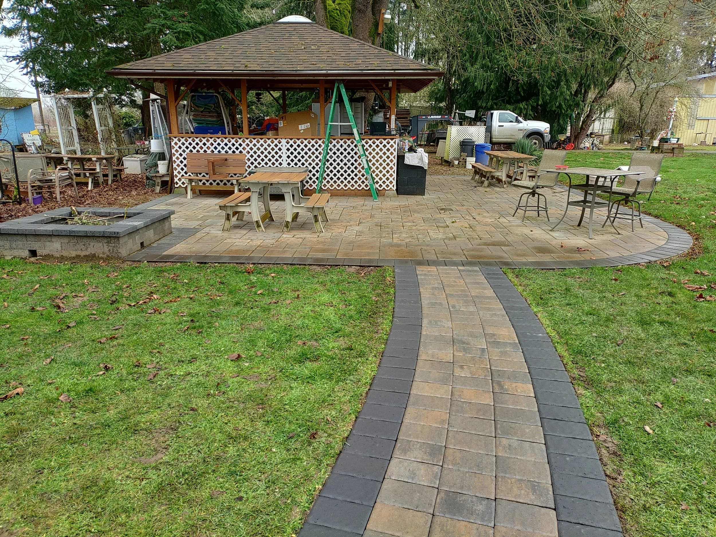 Paver Patio and Path
